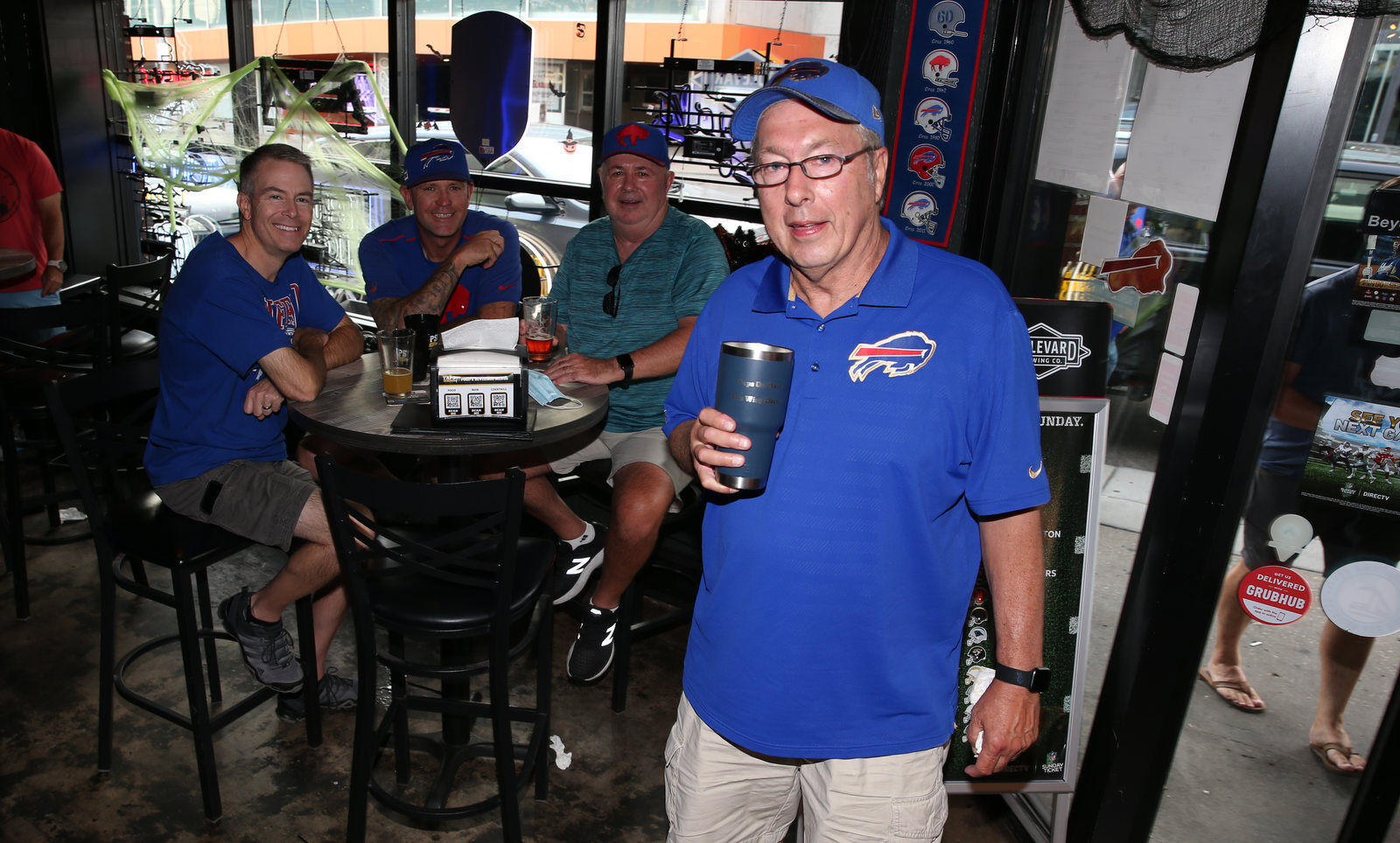 Buffalo Bills backers took over the the Taps on Main Bar